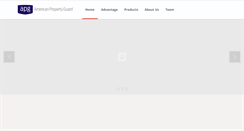 Desktop Screenshot of americanpropertyguard.com